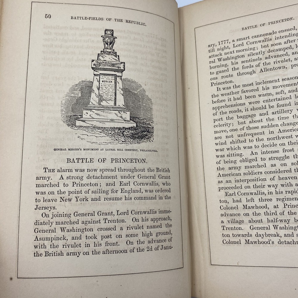 Battle Fields of the Republic 1857 Henry Harrison Antique Military History Book - Picture 11 of 14